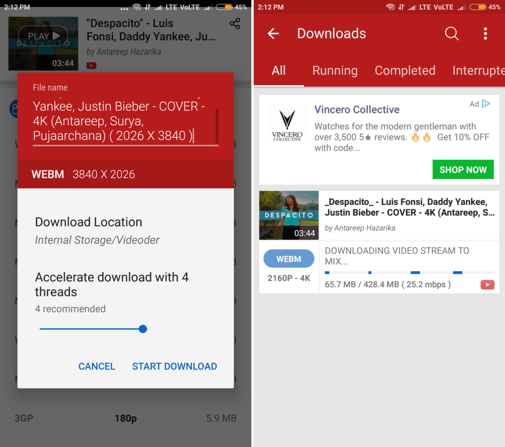 The best youtube video downloader for android