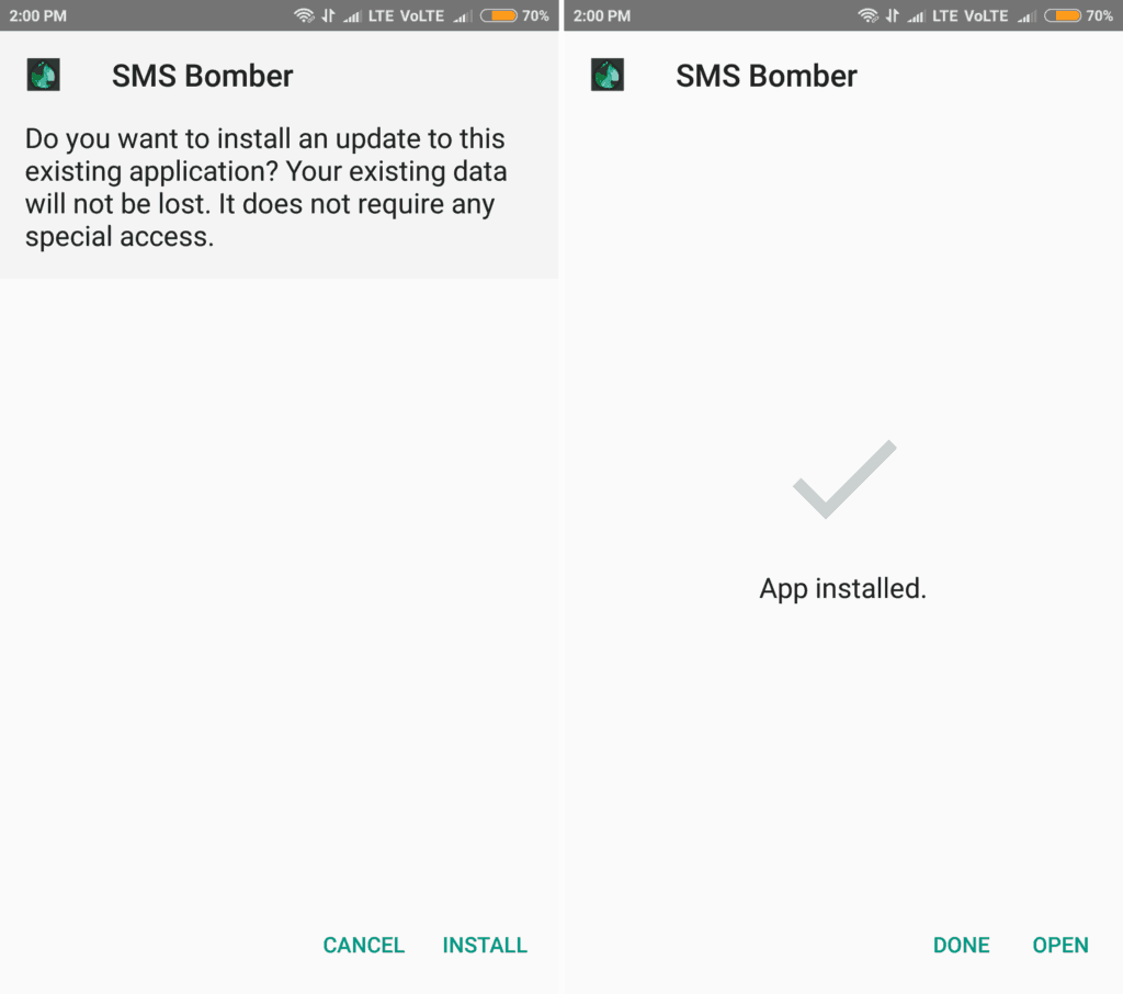 sms flodder app free