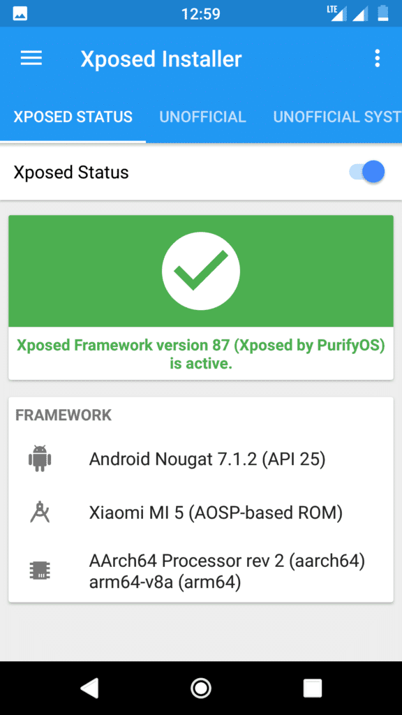 systemless xposed for nougat