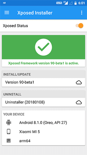 install xposed on oreo