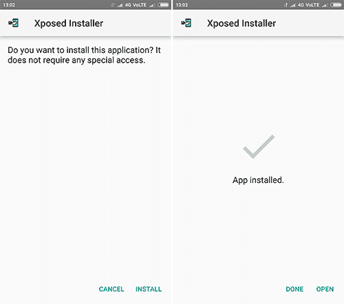 xposed installation miui9 android oreo 8