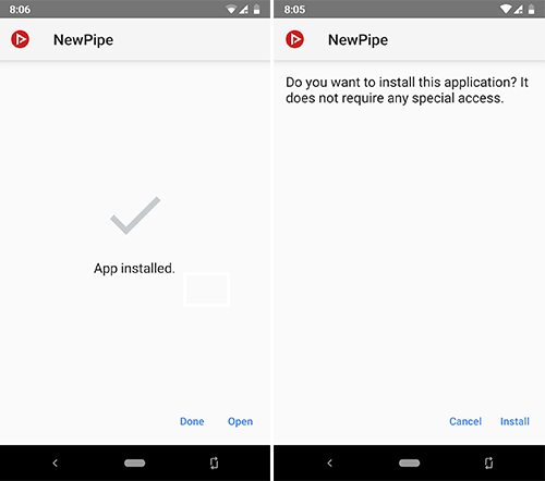 install newpipe apk on android